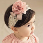 Soft Lace Baby Headband — Stretchy & Gentle for Newborns & Toddlers