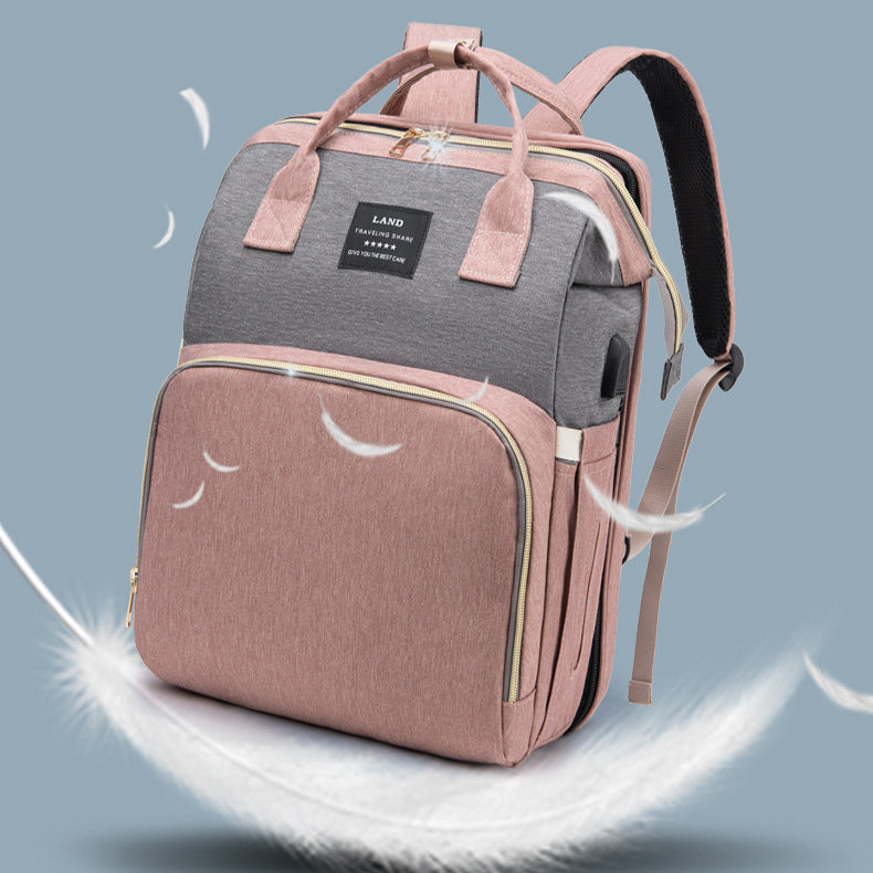 Insulated Diaper Bag Backpack with Cooler