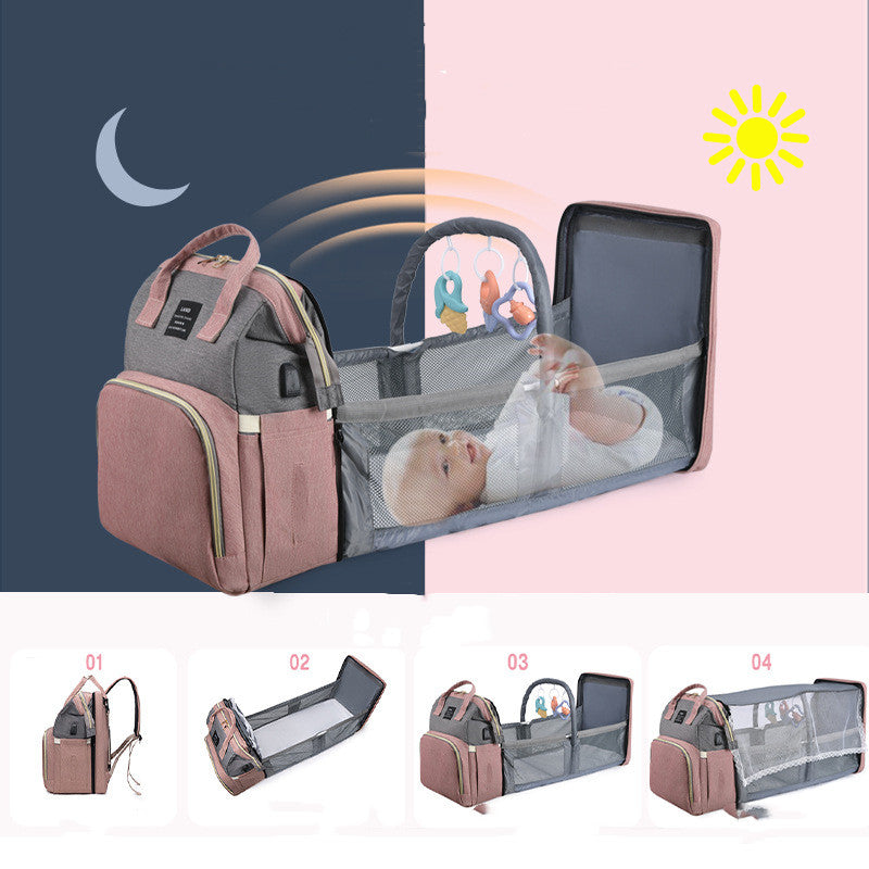 Insulated Diaper Bag Backpack with Cooler